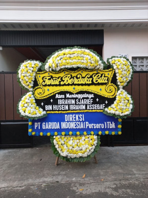 Papan Bunga Duka di Tanjung Laut Indah