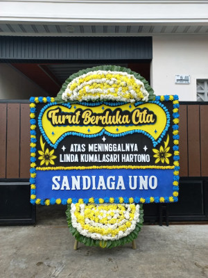Papan Bunga Duka di Tanjung Laut Indah